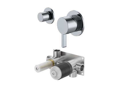 Lotus Wall Diverter Shower/Bath Mixer Separate Plates