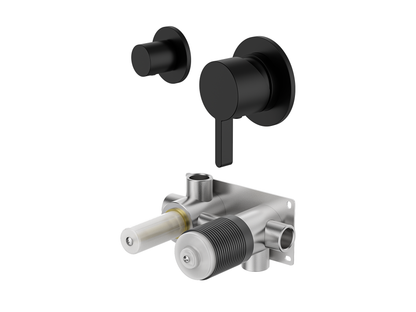 Lotus Wall Diverter Shower/Bath Mixer Separate Plates