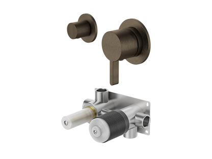 Lotus Wall Diverter Shower/Bath Mixer Separate Plates