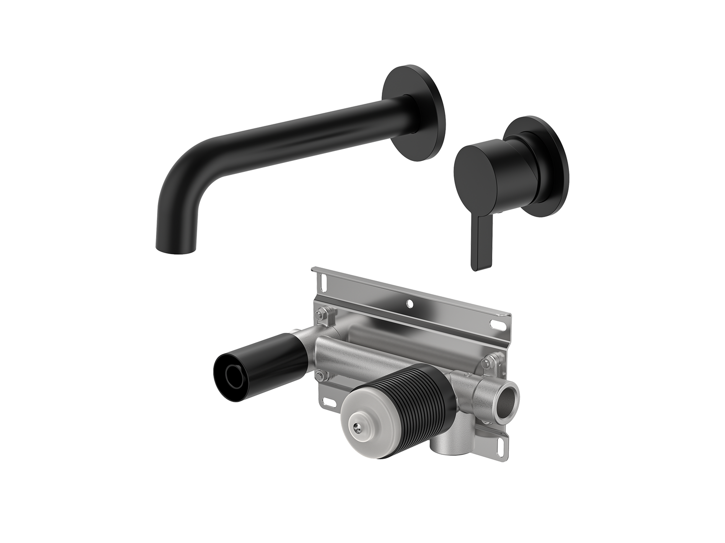Lotus Wall Basin/Bath Mixer