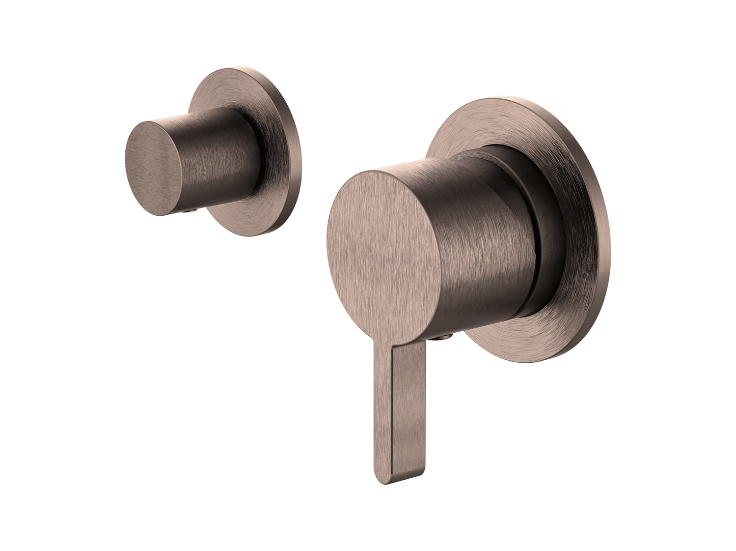 Lotus Wall Diverter Shower/Bath Mixer Separate Plates