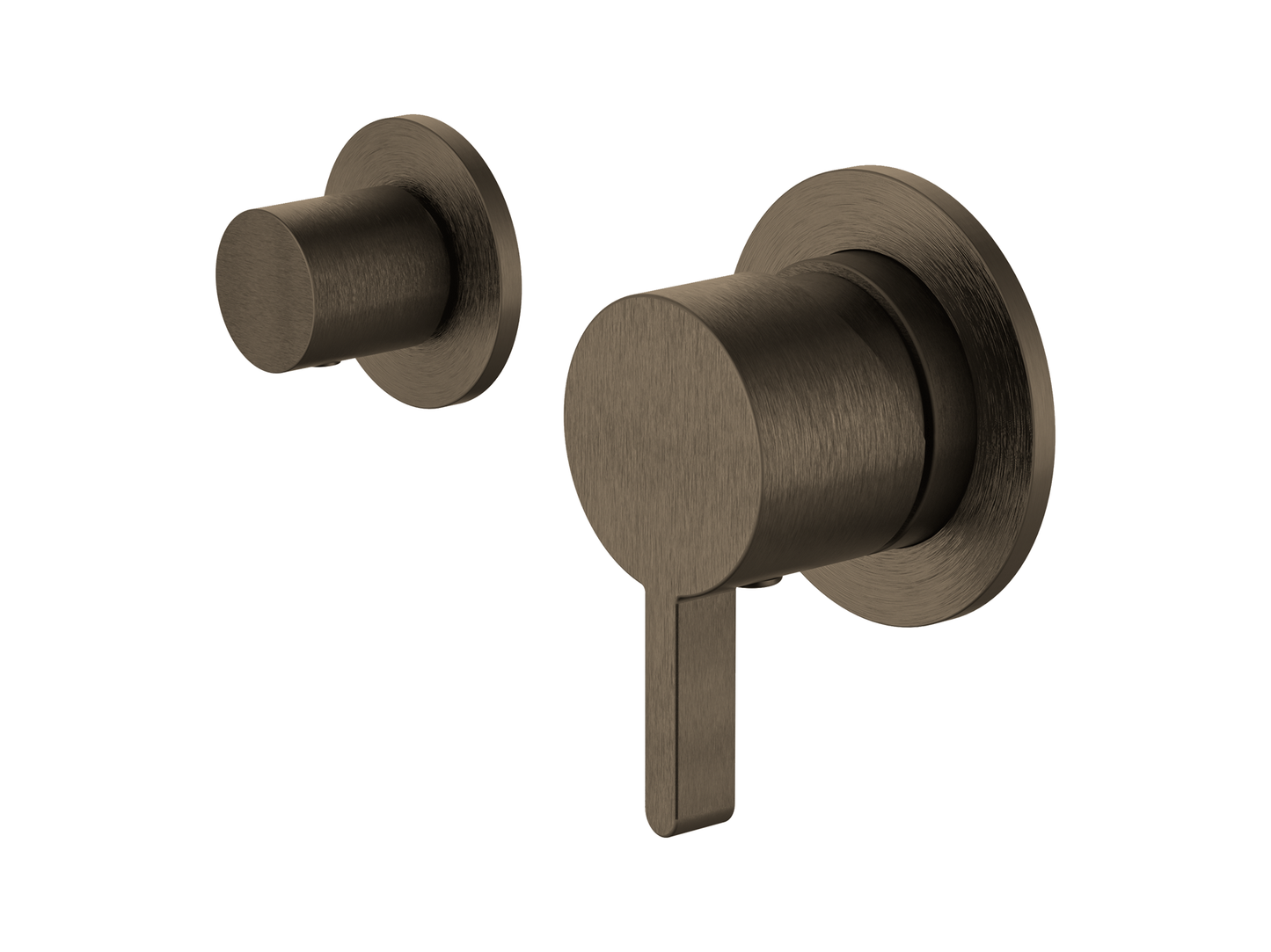 Lotus Wall Diverter Shower/Bath Mixer Separate Plates