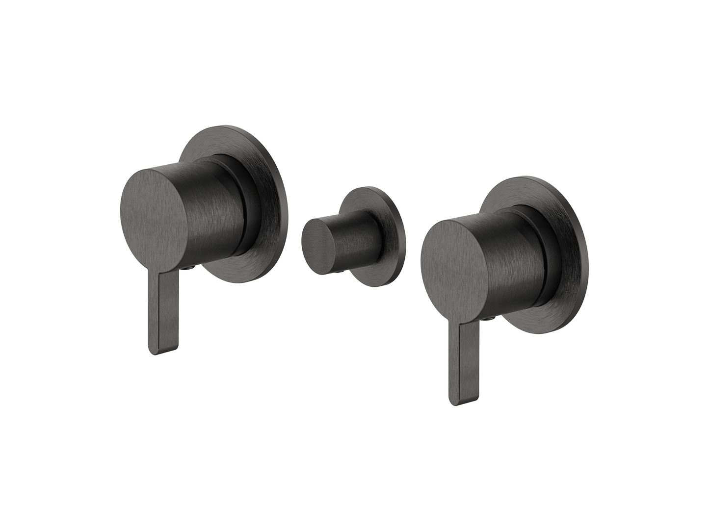 Lotus Twin Shower / Bath Mixer with Centre Diverter