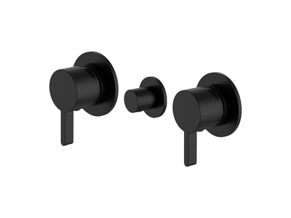 Lotus Twin Shower / Bath Mixer with Centre Diverter