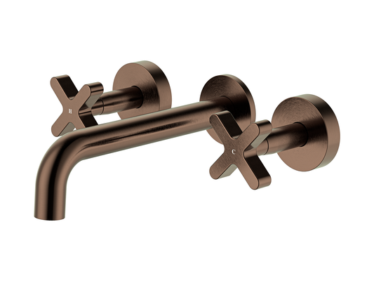 Lotus Basin/Bath Set Brushed Copper