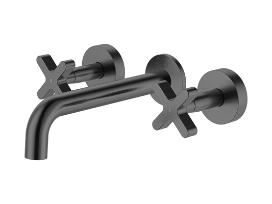 Lotus Basin/Bath Set Gun Metal