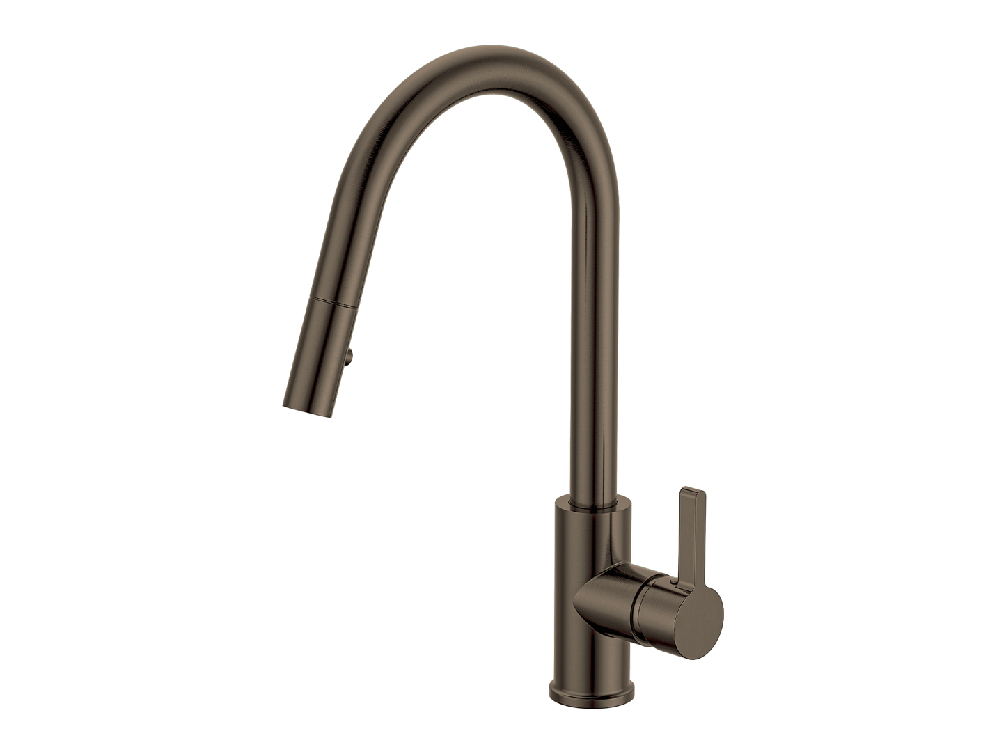 Lotus Gooseneck Pullout Sink Mixer with Vegie Spray