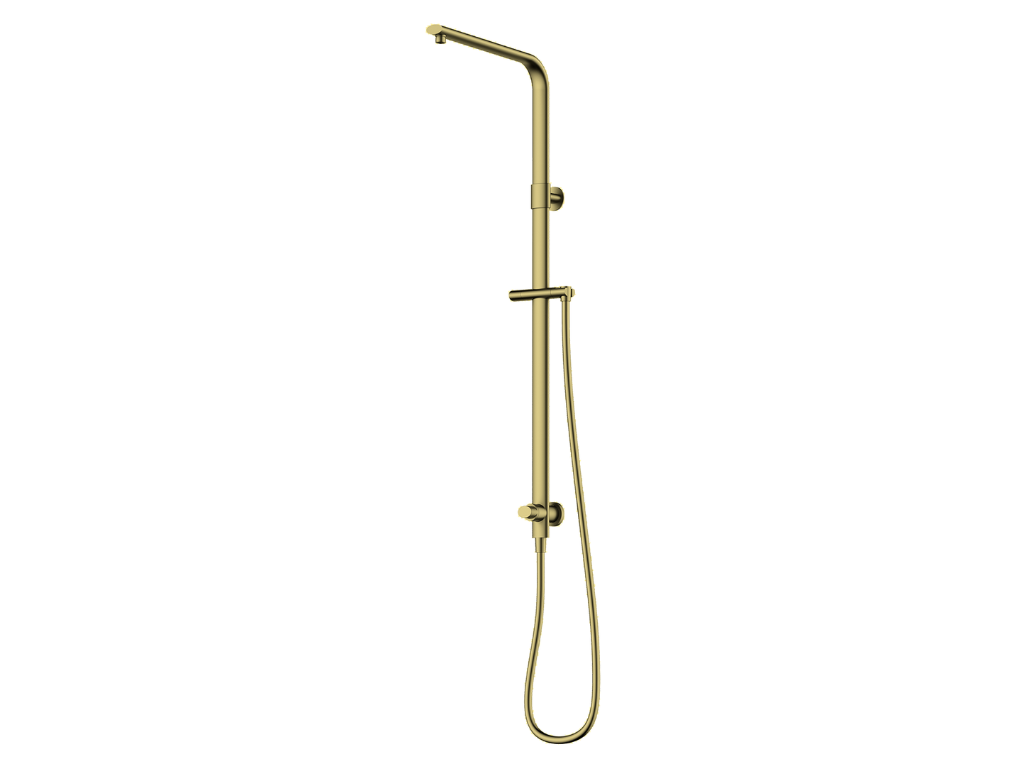 Lotus Twin Shower Brushed Gold (No Overhead or Hand Held Shower)