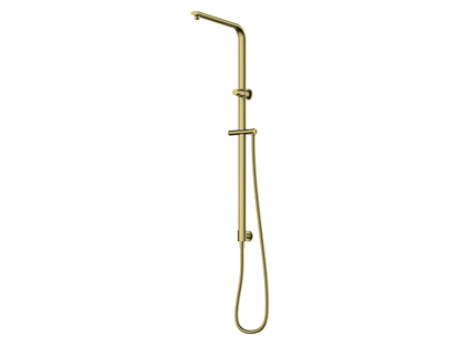 Lotus Twin Shower Brushed Gold (No Overhead or Hand Held Shower)