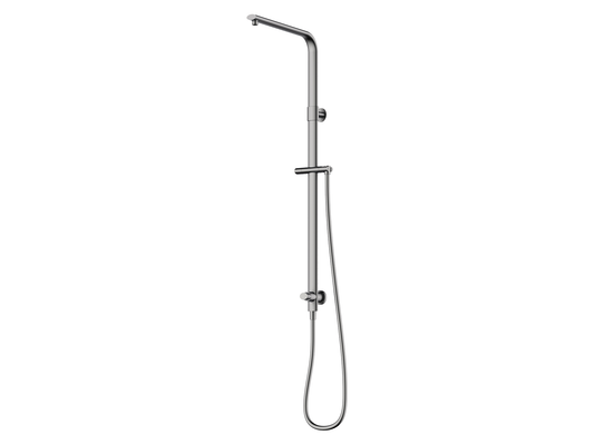 Lotus Twin Shower Brushed Nickel (No Overhead or Hand Held Shower)