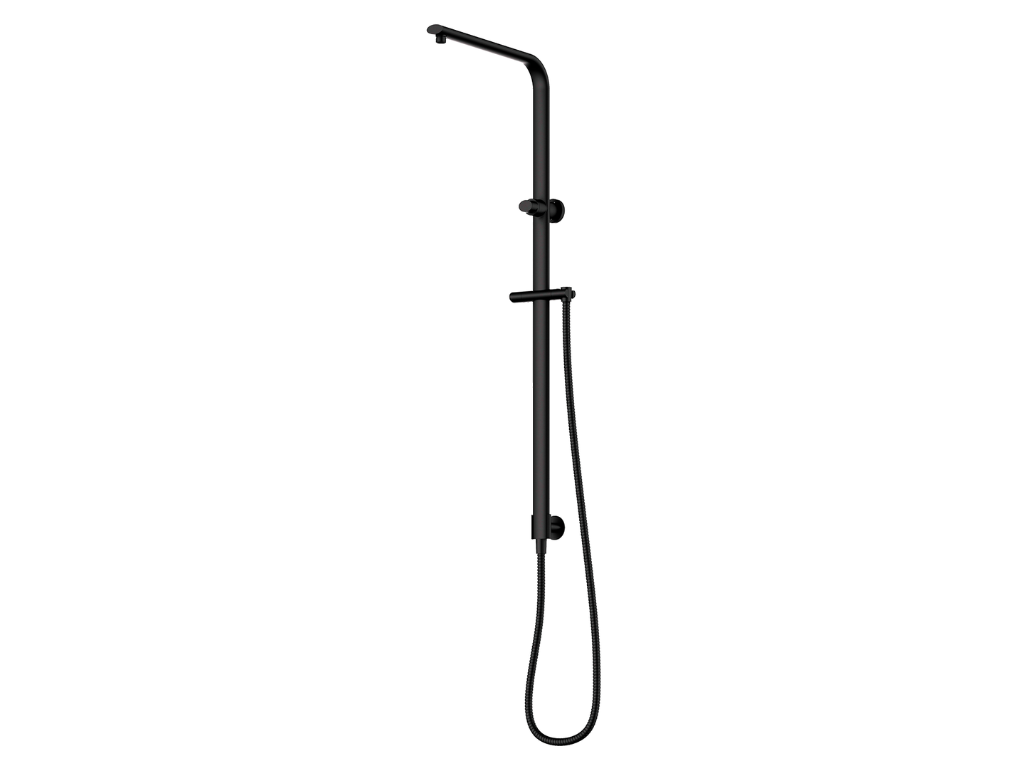 Lotus Twin Shower Matte Black (No Overhead or Hand Held Shower)