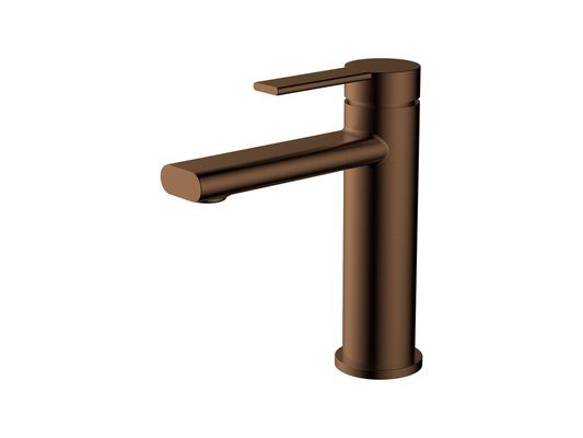 Lilly Pilly Basin Mixer Brushed Copper