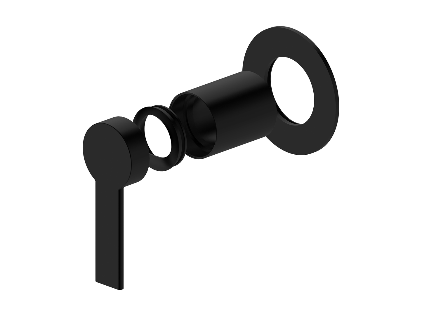 Lilly Pilly Wall Shower/Bath Mixer Matte Black