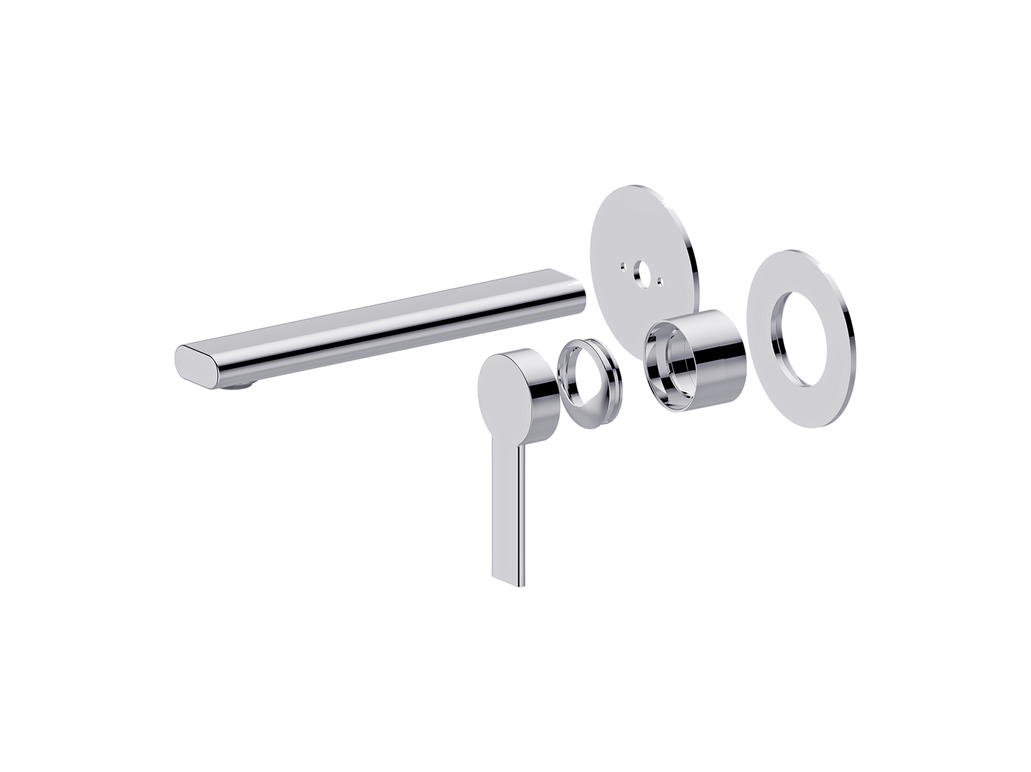 Lilly Pilly Wall Basin/Bath Mixer Chrome