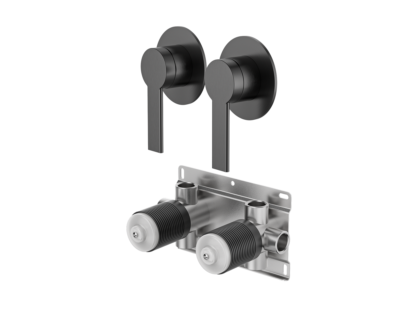 Lilly Pilly Twin Shower/Bath Mixer Separate Plates