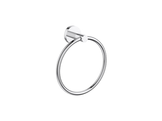 Maple Towel Ring Chrome