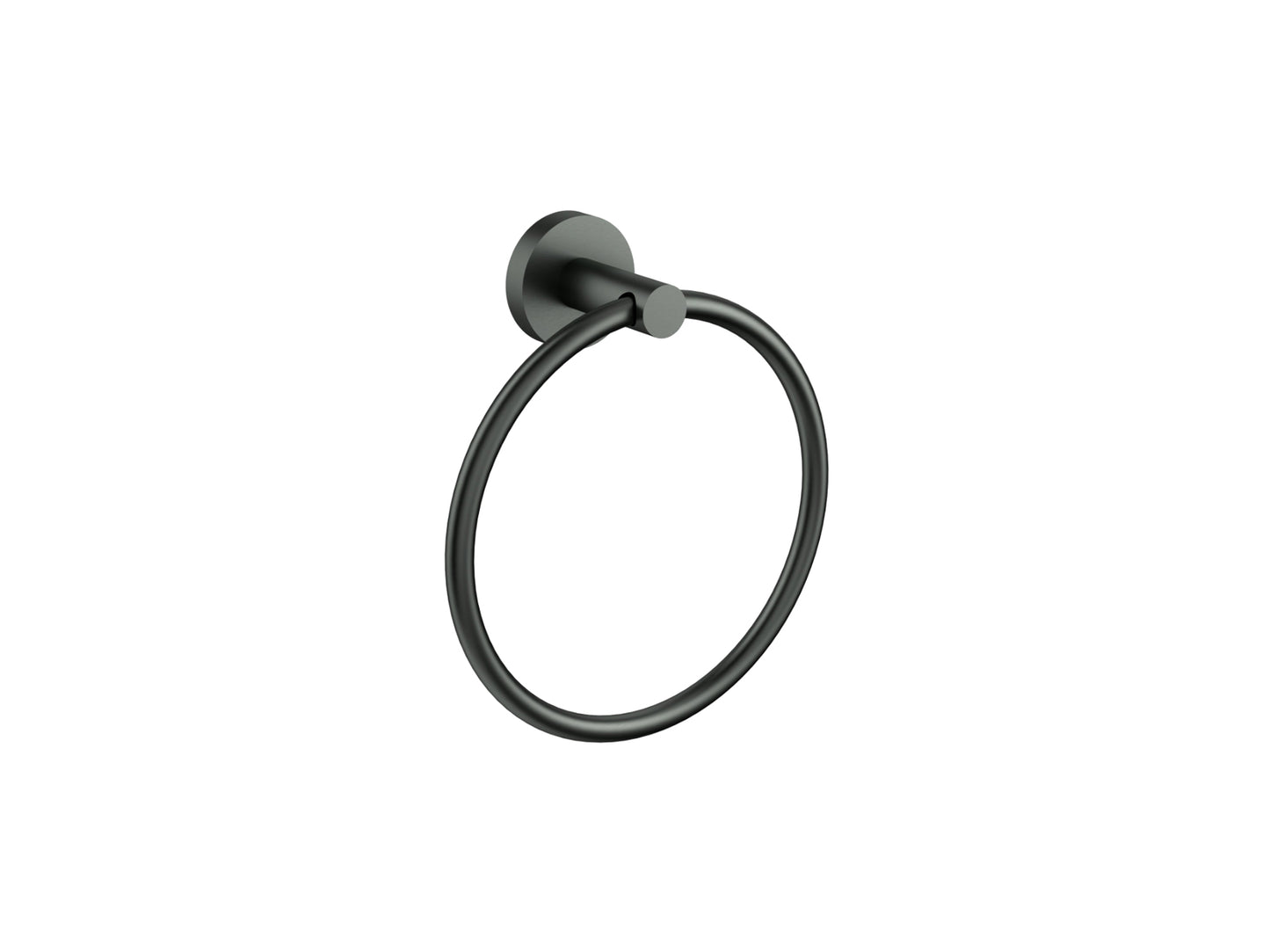 Maple Towel Ring Gun Metal