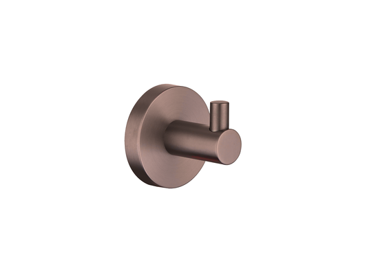 Maple Single Robe Hook Antique Copper