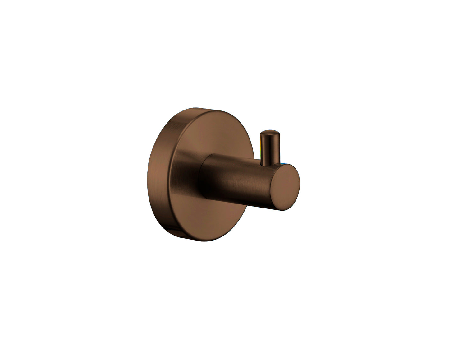 Maple Single Robe Hook Brushed Copper