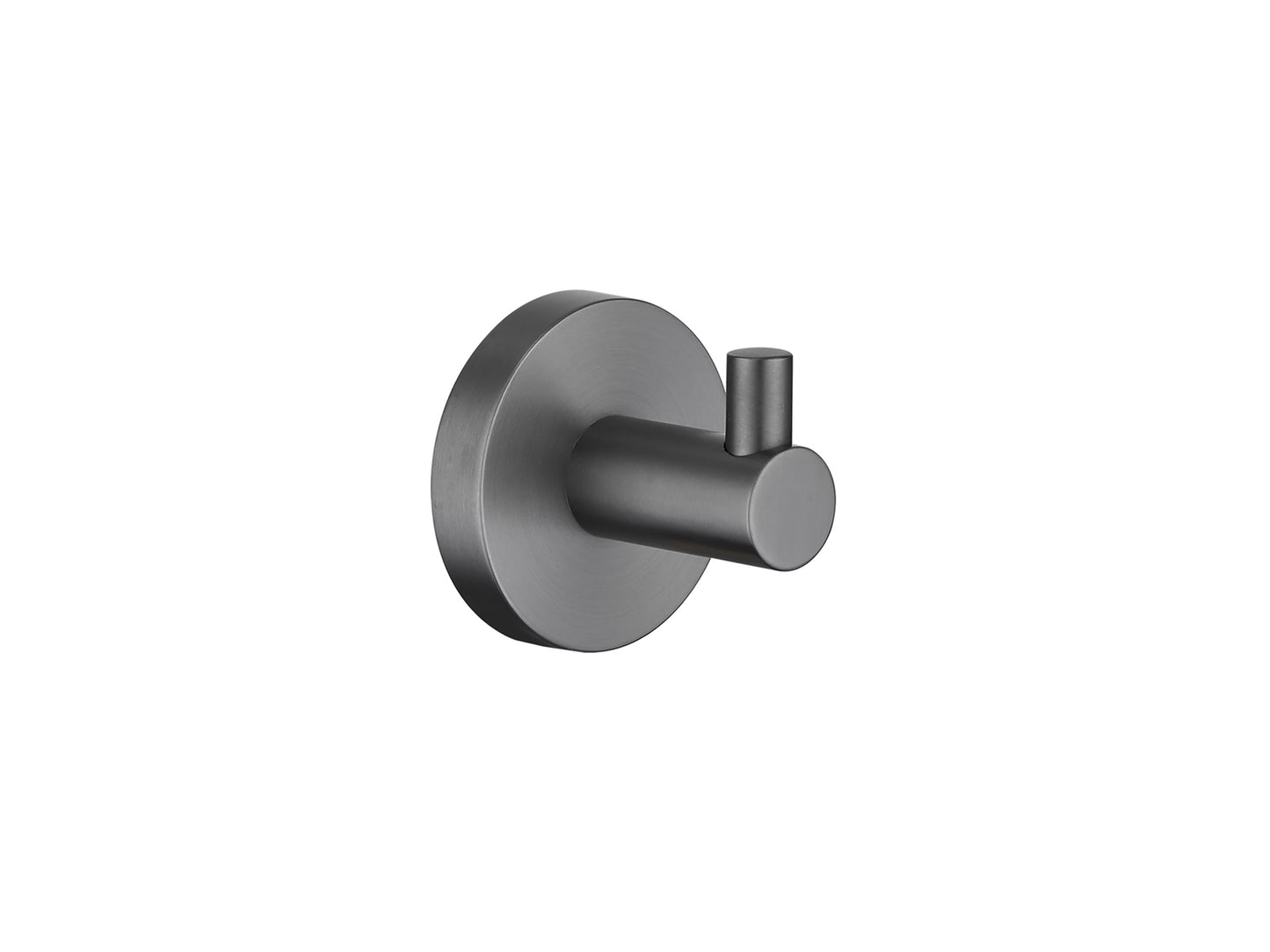 Maple Single Robe Hook Gun Metal