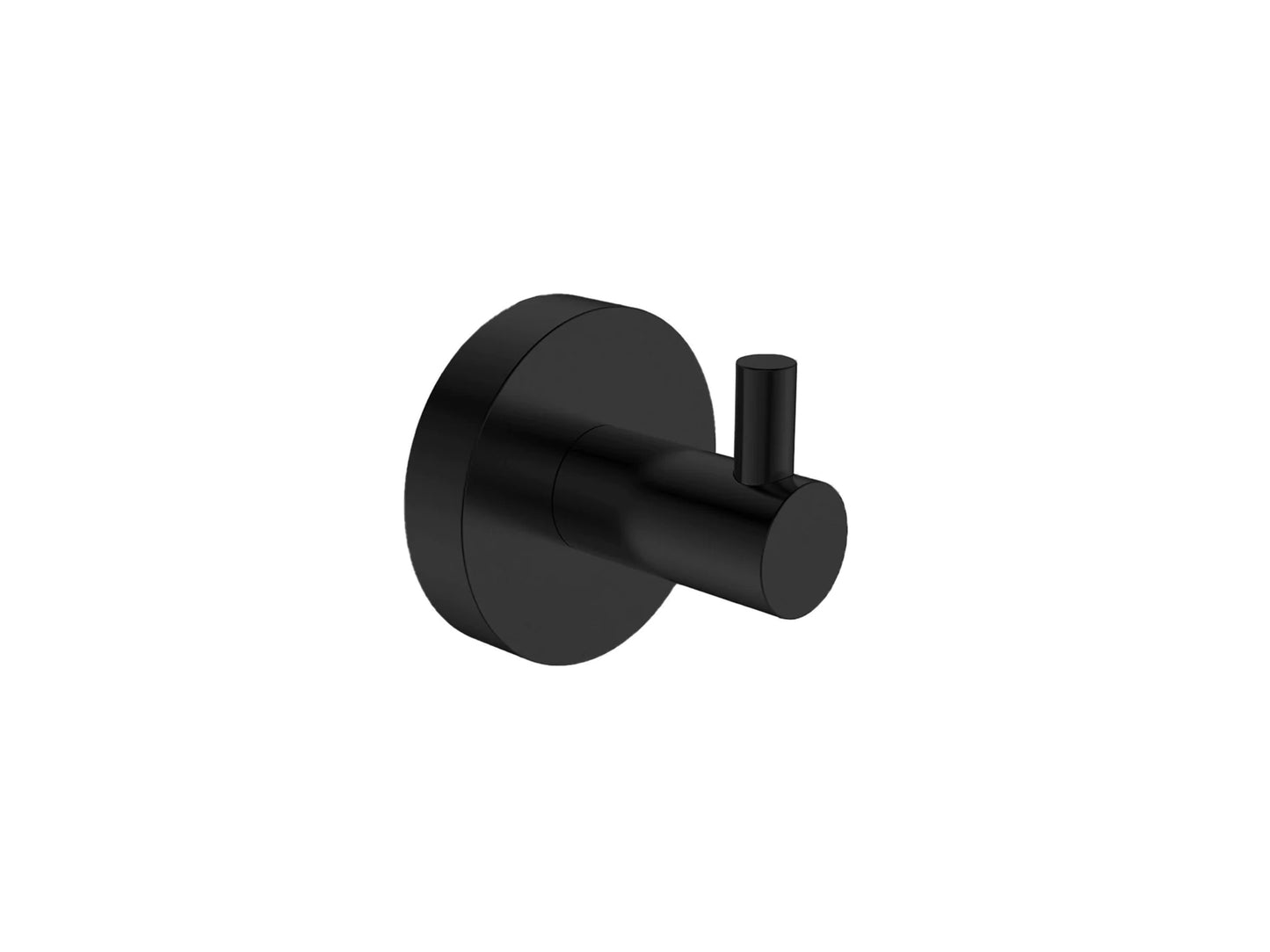 Maple Single Robe Hook Matte Black