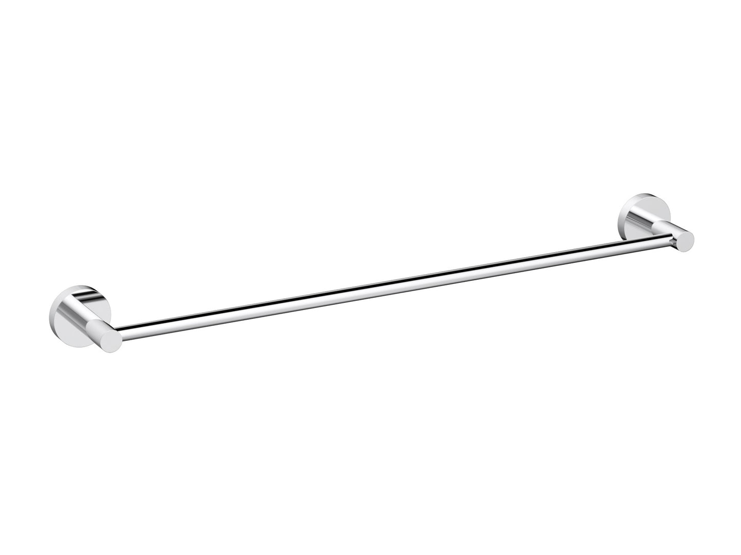 Maple 600mm Single Towel Rail Chrome