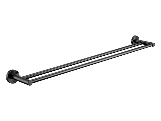 Maple 750mm Double Towel Rail Gun Metal