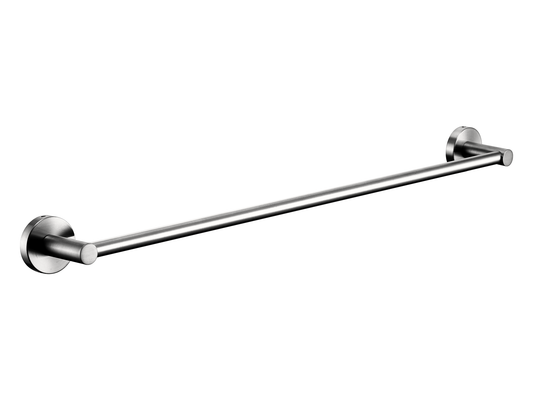 Maple 750mm Single Towel Rail Brushed Nickel