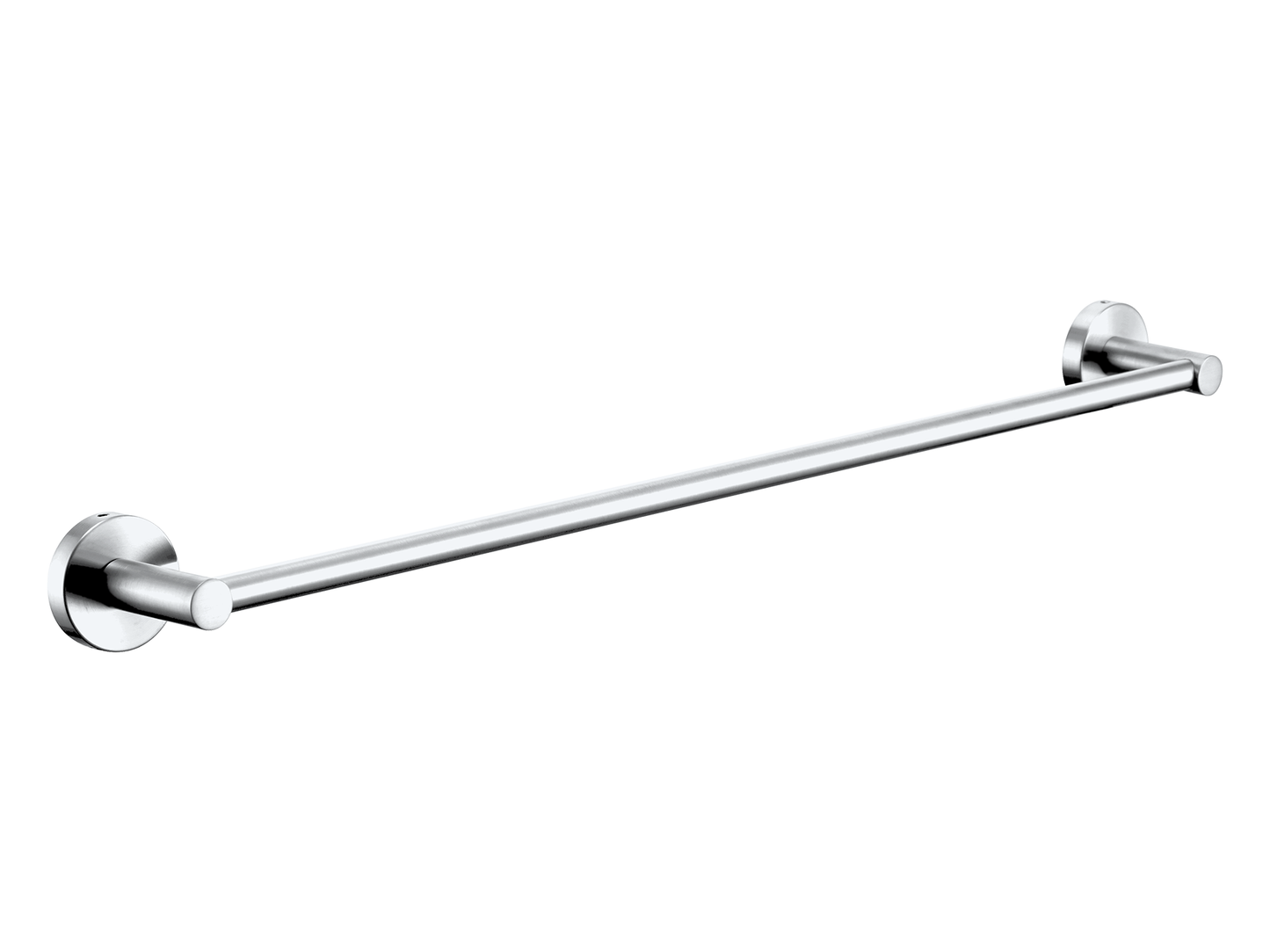 Maple 600mm Single Towel Rail Chrome