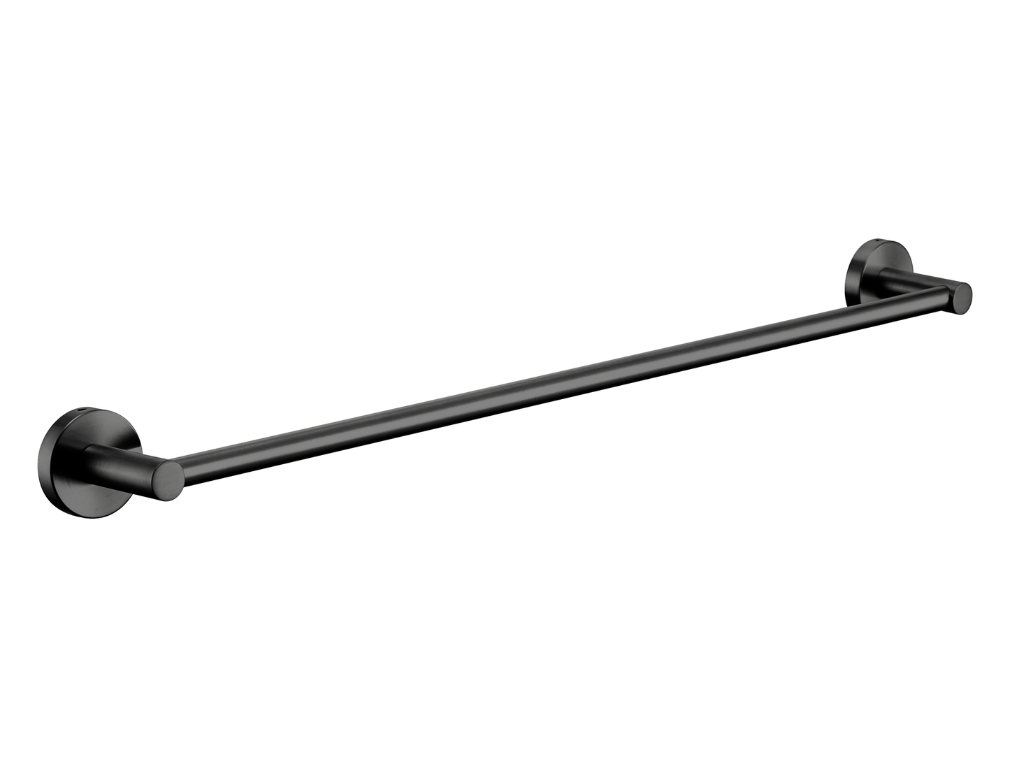 Maple 750mm Single Towel Rail Gun Metal