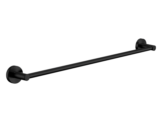 Maple 750mm Single Towel Rail Matte Black