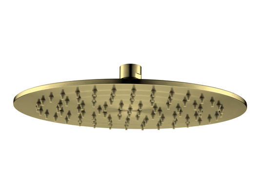 Maple 250mm Stainless Steel Shower Head VII Brushed Gold