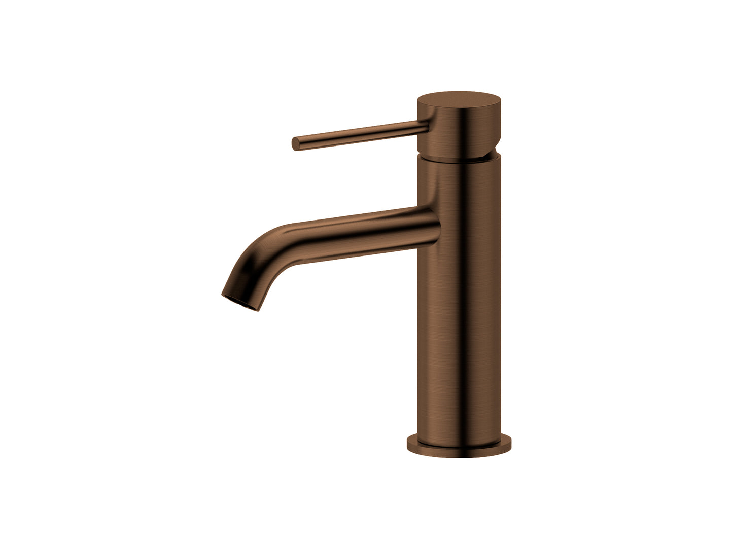 Maple Basin Mixer Brushed Copper