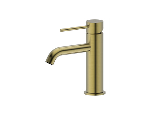 Maple Basin Mixer Brushed Gold