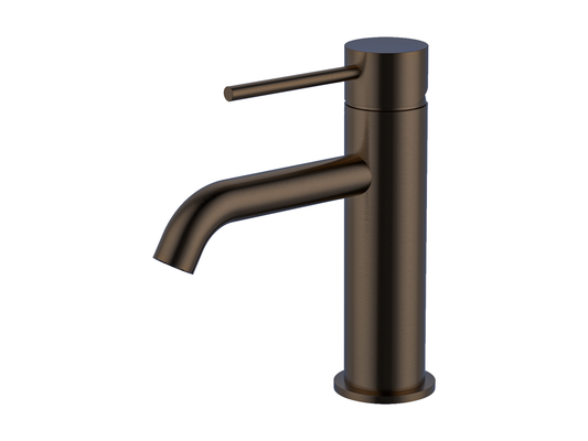 Maple Basin Mixer Vintage Brass