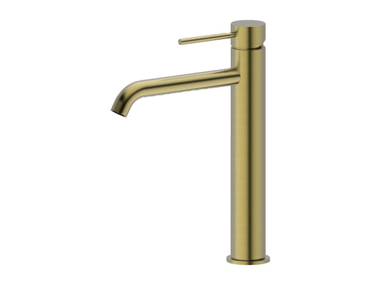 Maple Vessel Mixer Brushed Gold