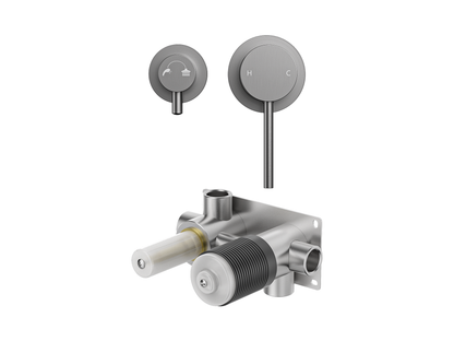 Maple Wall Diverter Shower/Bath Mixer Separate Plates