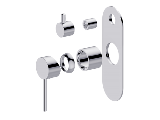 Maple Wall Diverter Shower/Bath Mixer Chrome