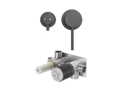 Maple Wall Diverter Shower/Bath Mixer Separate Plates