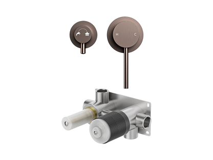 Maple Wall Diverter Shower/Bath Mixer Separate Plates