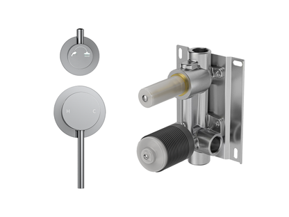 Maple Wall Diverter Shower/Bath Mixer Separate Plates