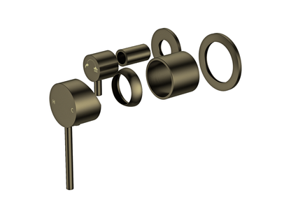 Maple Wall Diverter Shower/Bath Mixer Separate Plates