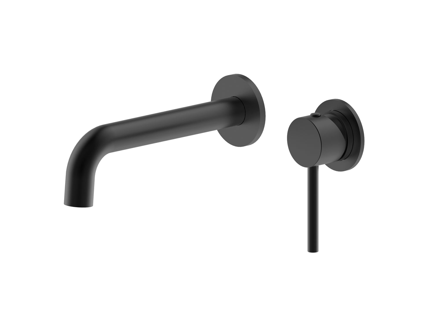 Maple Wall Basin/Bath Mixer Matte Black