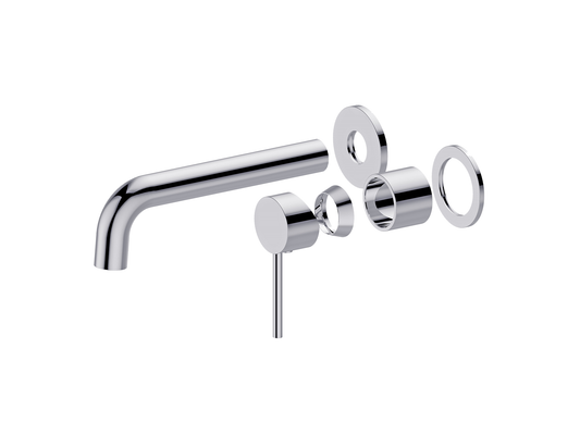 Maple Wall Basin/Bath Mixer Chrome