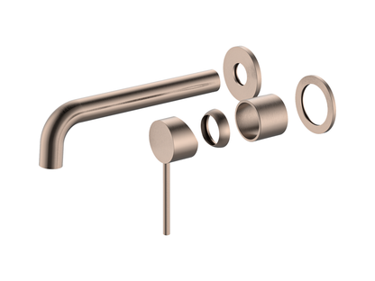 Maple Wall Basin/Bath Mixer Rosé
