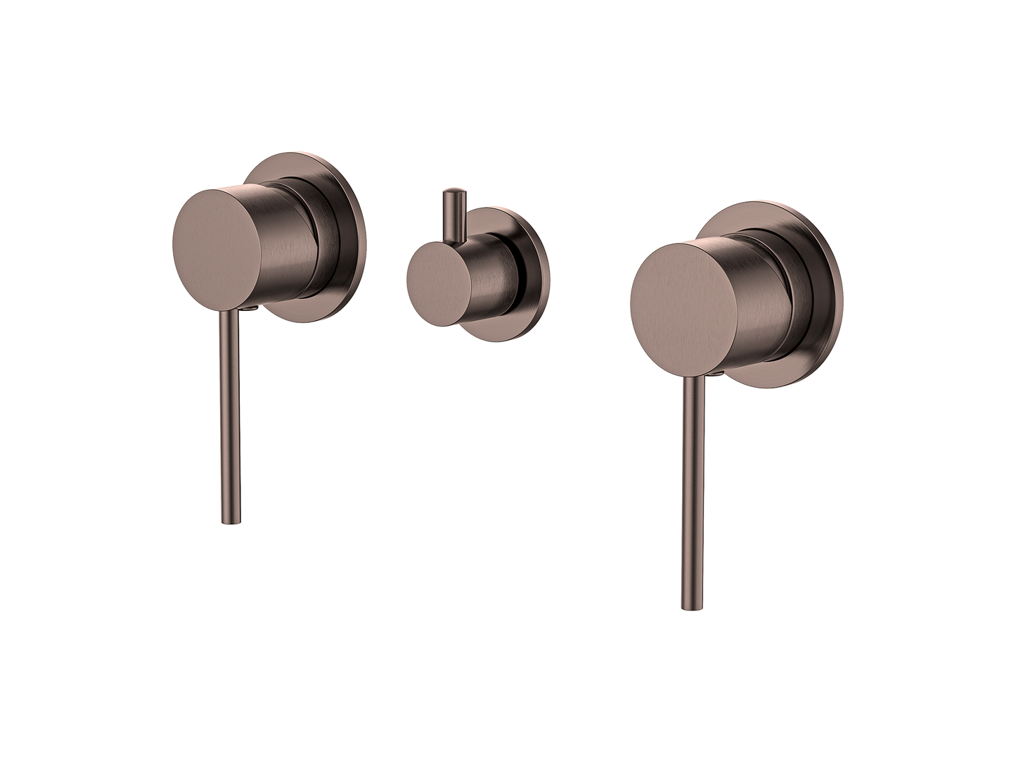 Maple Twin Shower / Bath Mixer with Centre Diverter