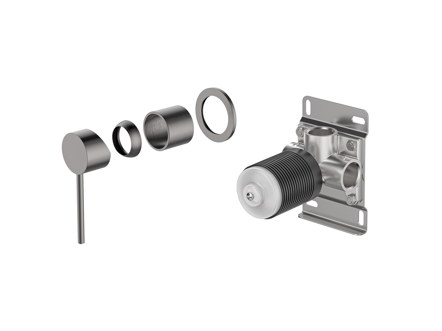 Maple Wall Shower/Bath Mixer