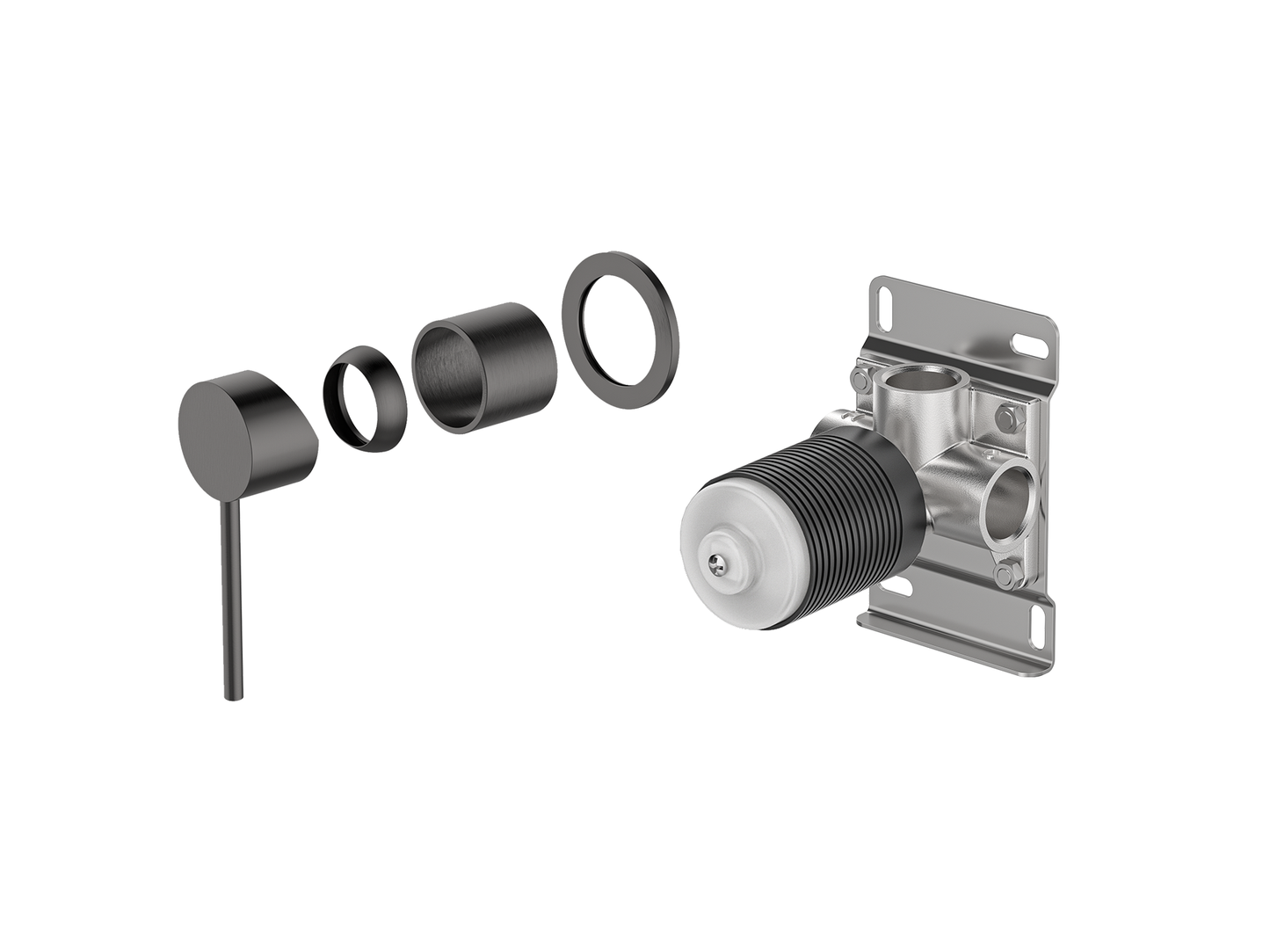 Maple Wall Shower/Bath Mixer