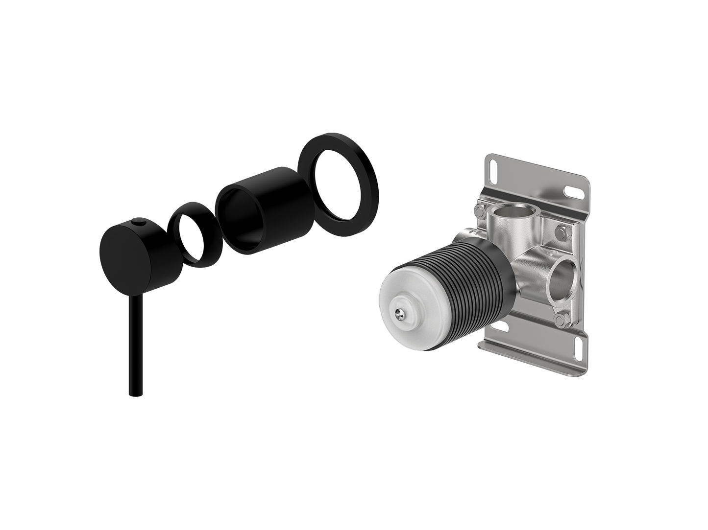 Maple Wall Shower/Bath Mixer