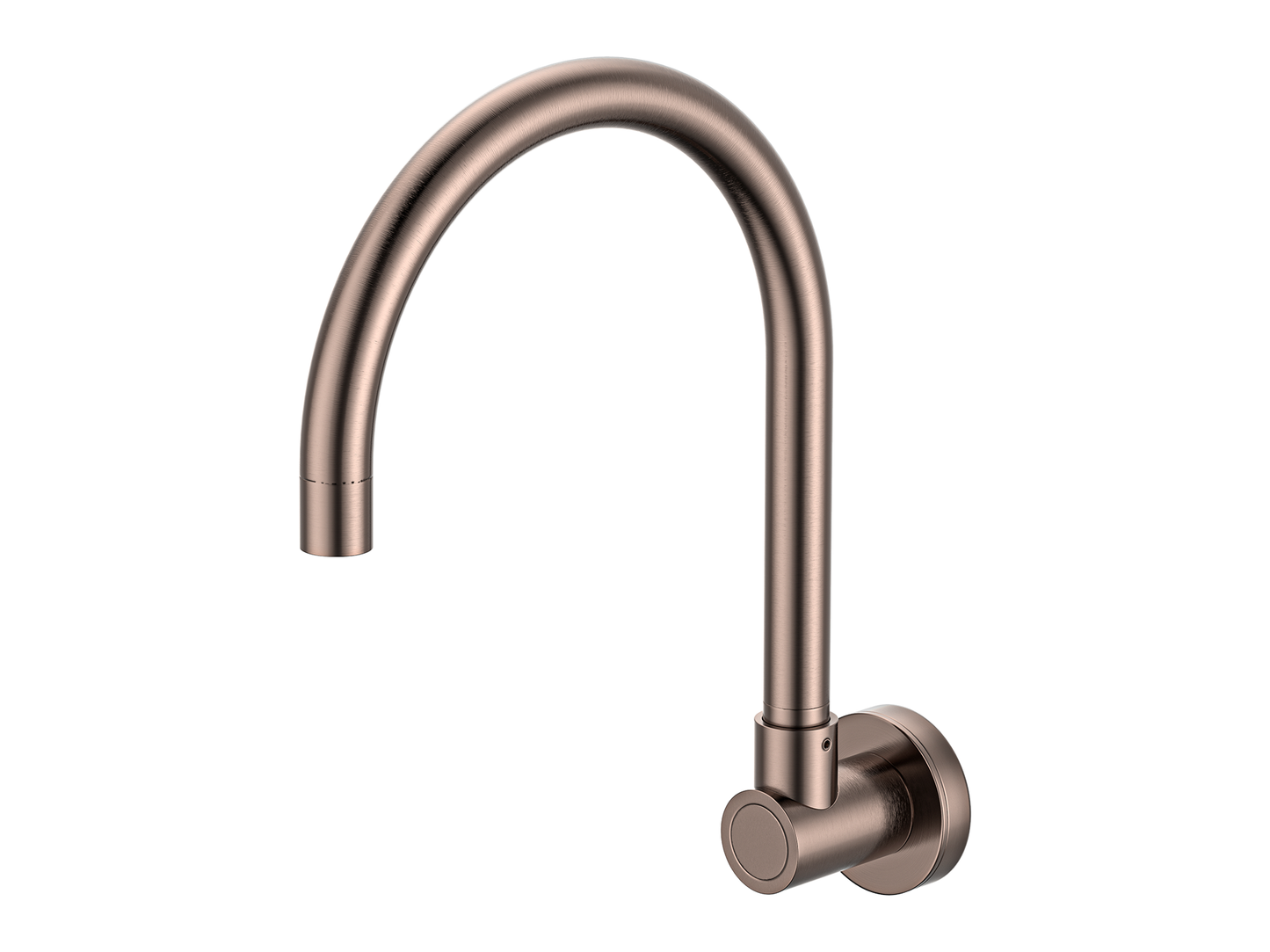 Maple Gooseneck Swivel Wall Spout